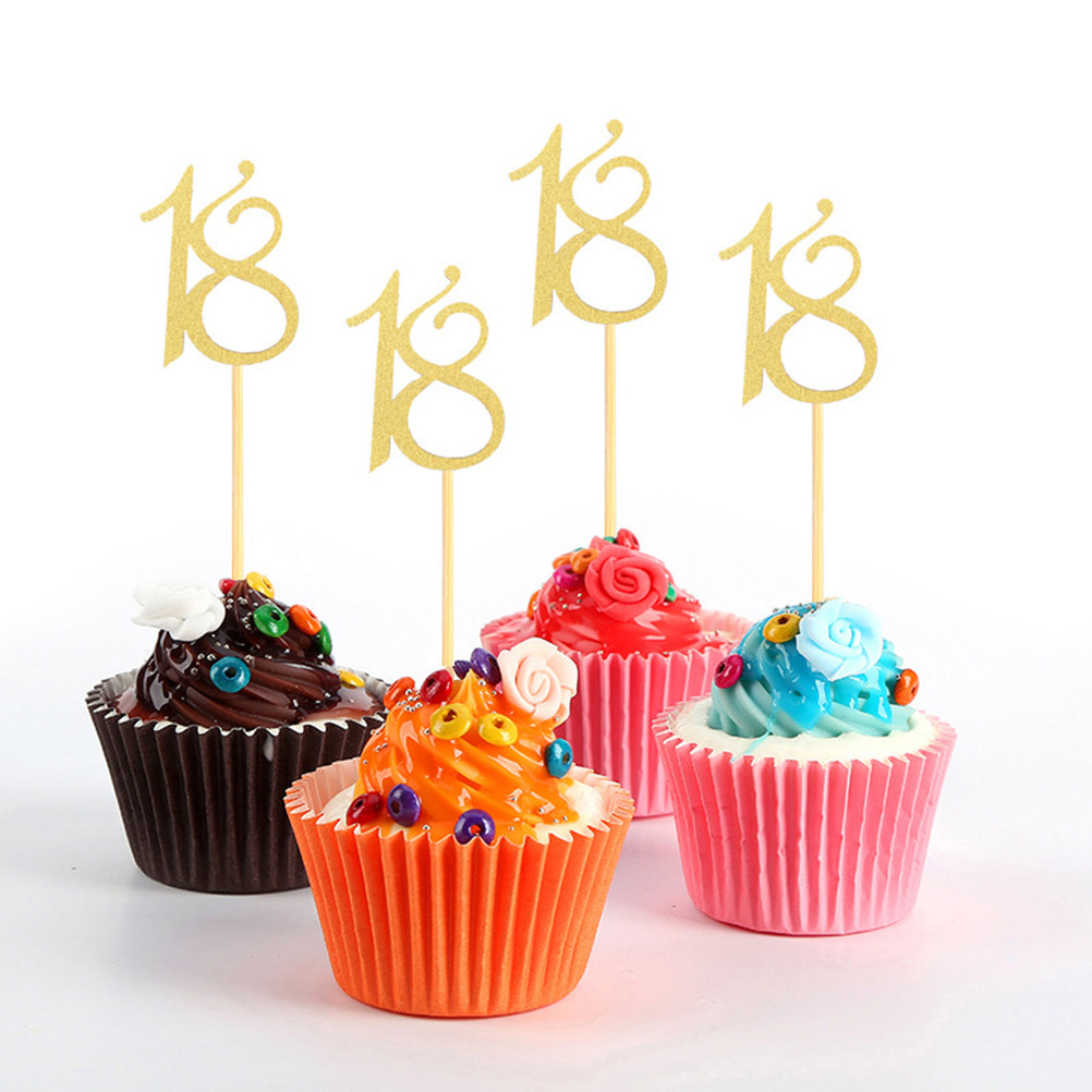 48Pcs 18Th Birthday Cake Toppe - огляд і ціна Ice Pick Pick