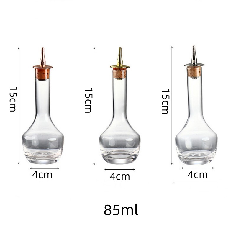 100ml Glass Spray Bitter Dropp - огляд і ціна Bitters Bottle Set