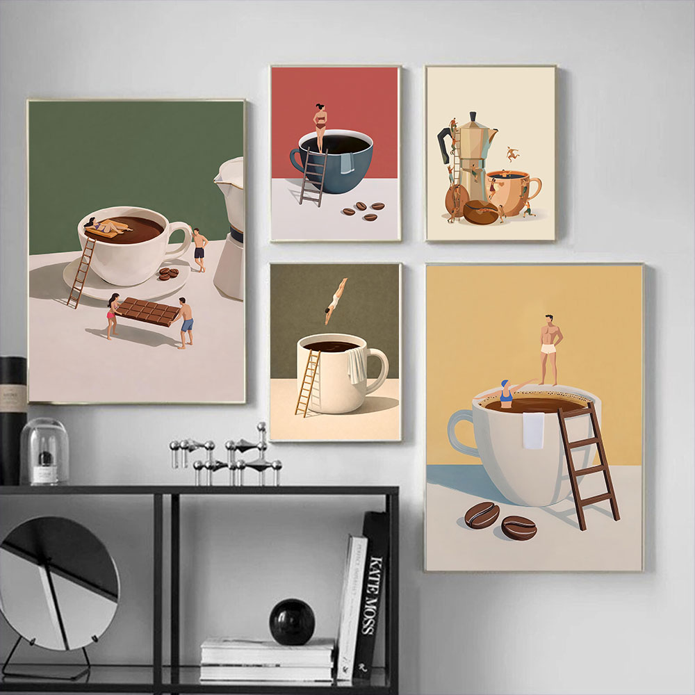 1pc frameless Coffee Adventure - огляд і ціна Home Bar And Coffee
