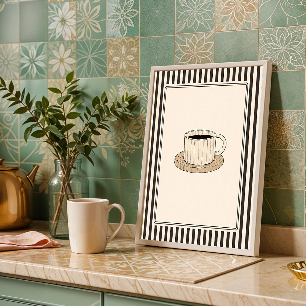 1pc frameless Coffee Adventure - огляд і ціна Home Bar And Coffee