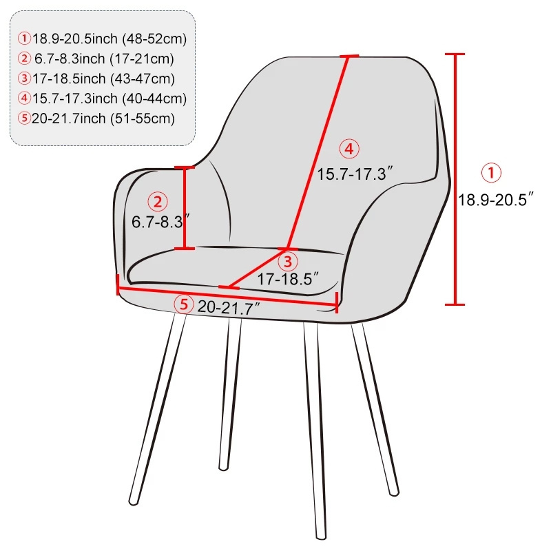 1/4/6pcs Elastic Polar Fleece  - огляд і ціна Home Bar Seating