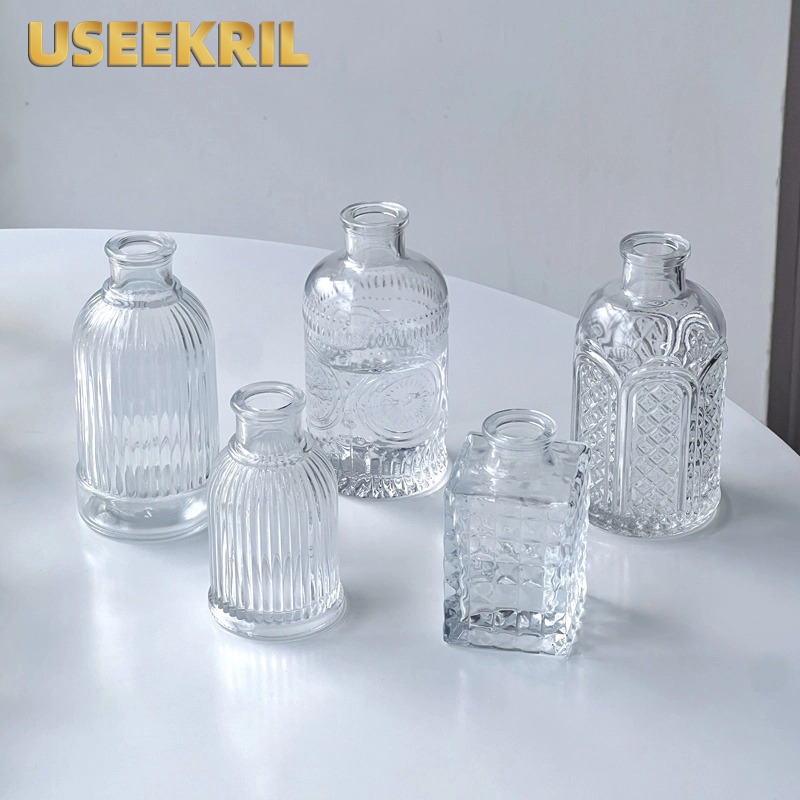 Glass Sauce Bottle Embossed Bi - огляд і ціна Bitters Bottle Set