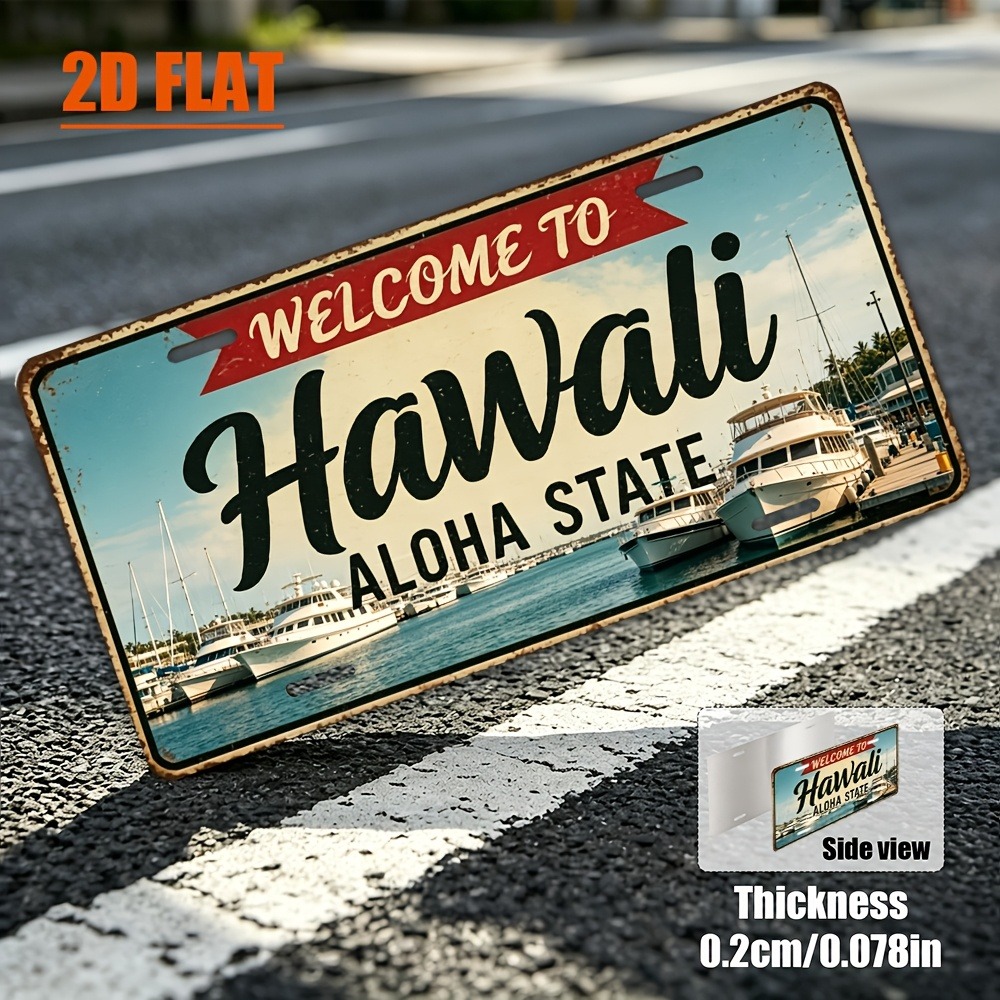 Customizable 1pc 2D Flat Hawai - огляд і ціна Home Bar Signs