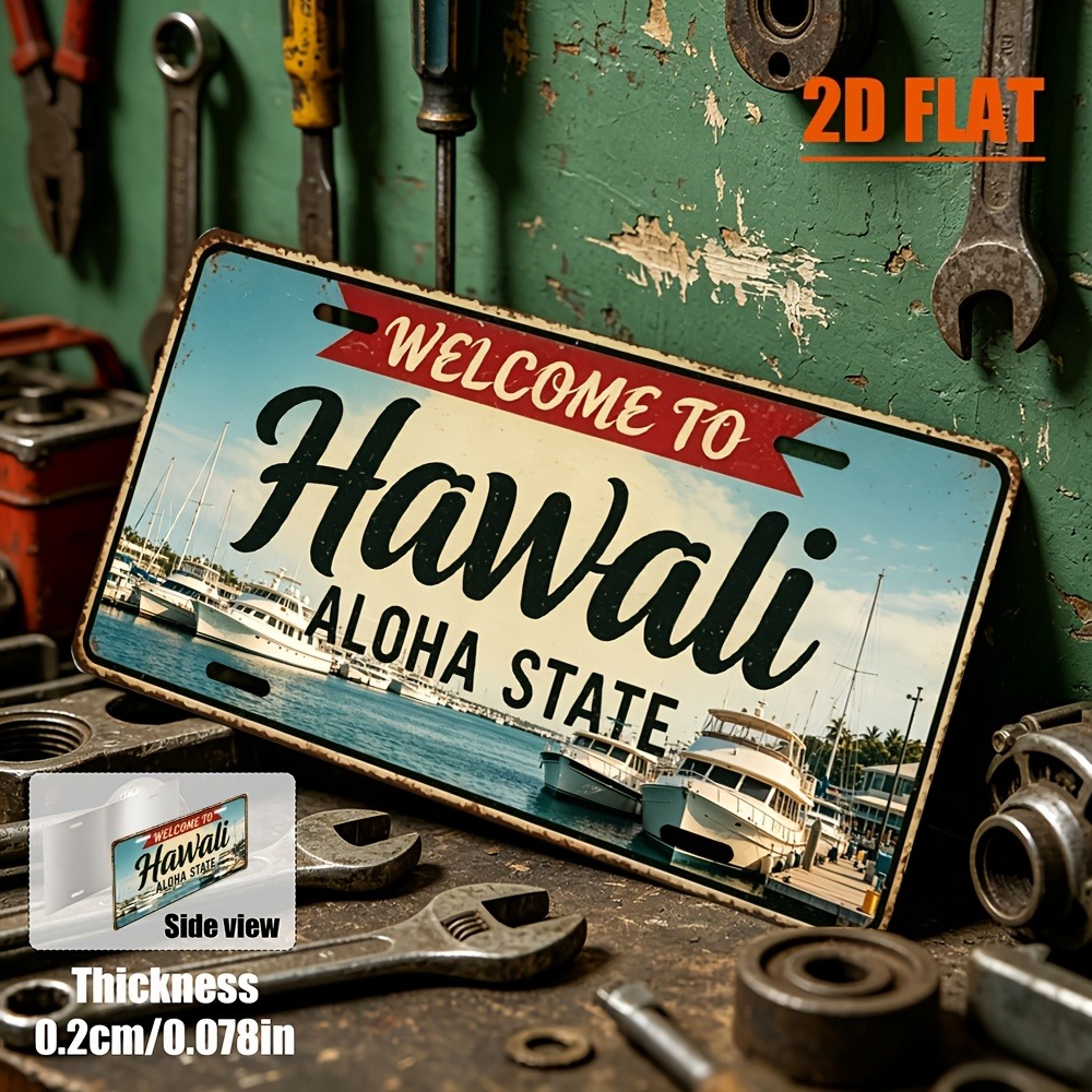 Customizable 1pc 2D Flat Hawai - огляд і ціна Home Bar Signs
